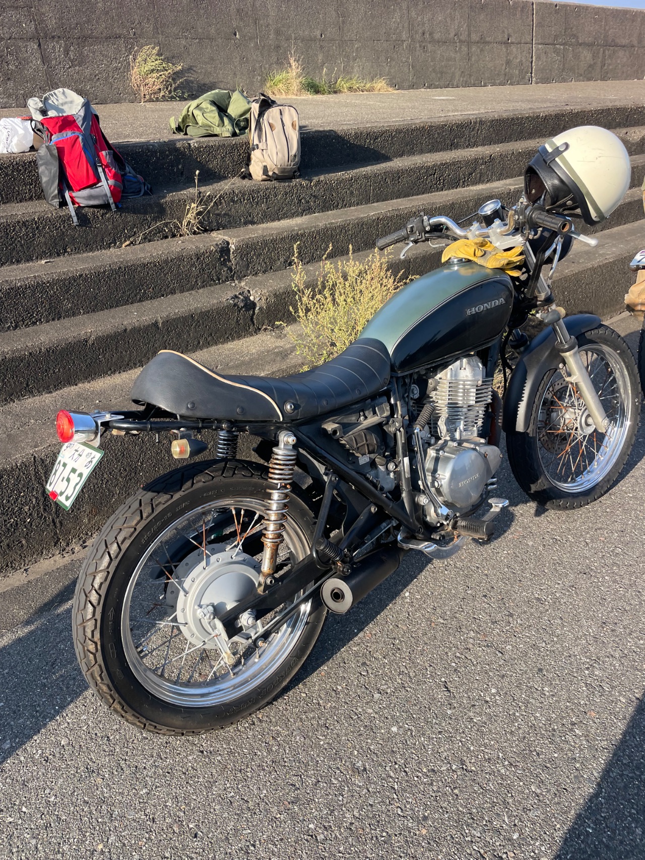 CB400SS サスペンション