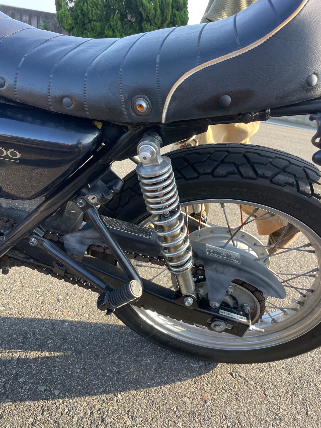 CB400SS サスペンション